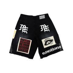 Mixed Emotions Black “Chaos” Carpenter Shorts