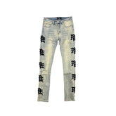 Mixed Emotions ‘Desert’ Monogram Denim