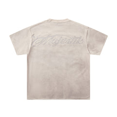 Majestik “Soul & Light in Darkness” Vintage Tee(Off-White / Cream)