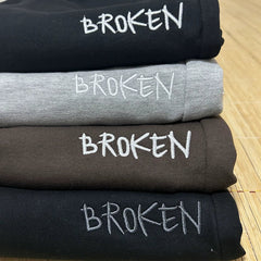 Broken Planet high street summer sports embroidered loose five quarter pants