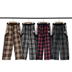 Broken Planet Loose Plaid Straight Pants