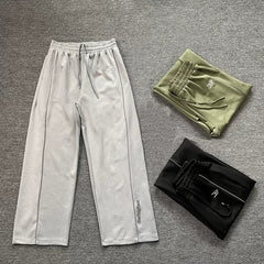 Broken planet loose cotton straight leg sports