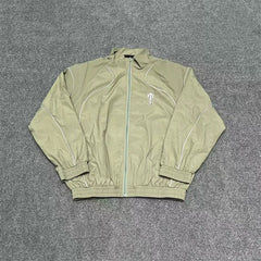 Trapstar Stand Collar Zip Jacket Green coat