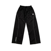 Broken Planet Embroidered Loose Woven Straight Pants