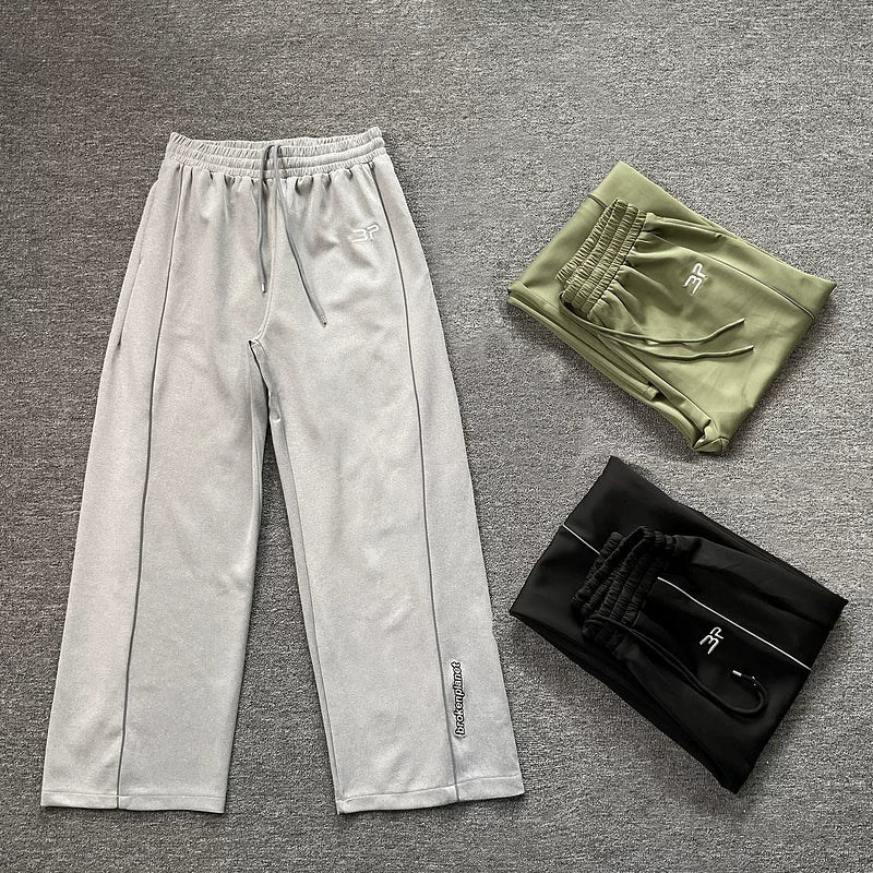 Broken planet  loose cotton straight leg sports