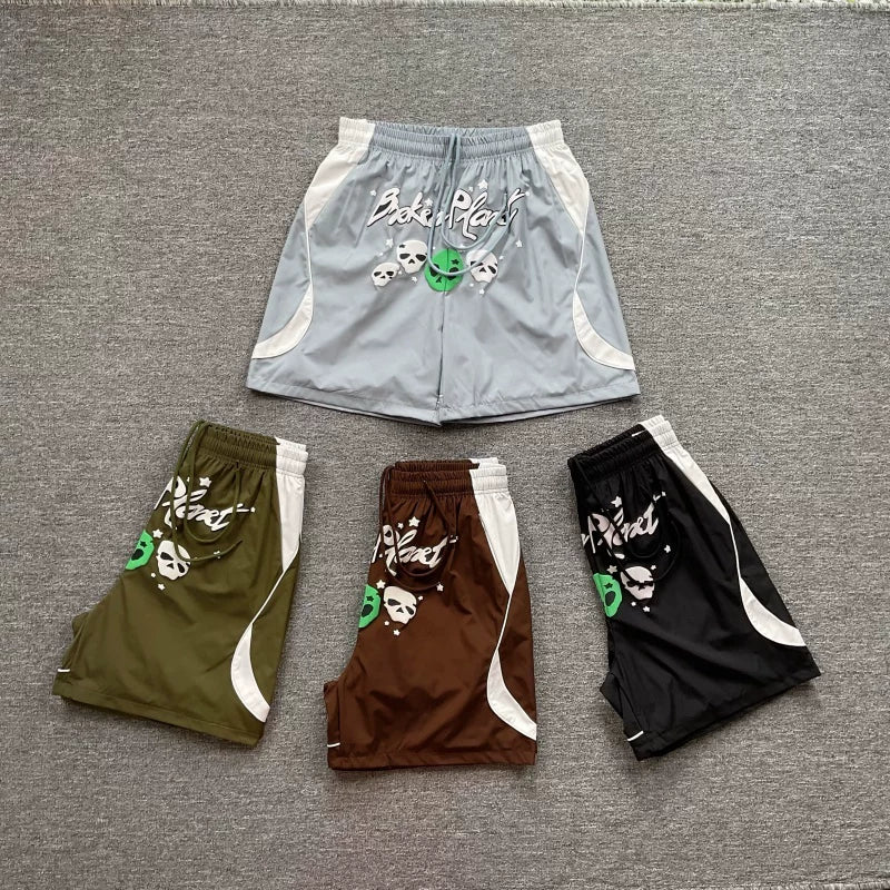 Broken Planet   Sports and Leisure Woven Nylon Beach Shorts Summer