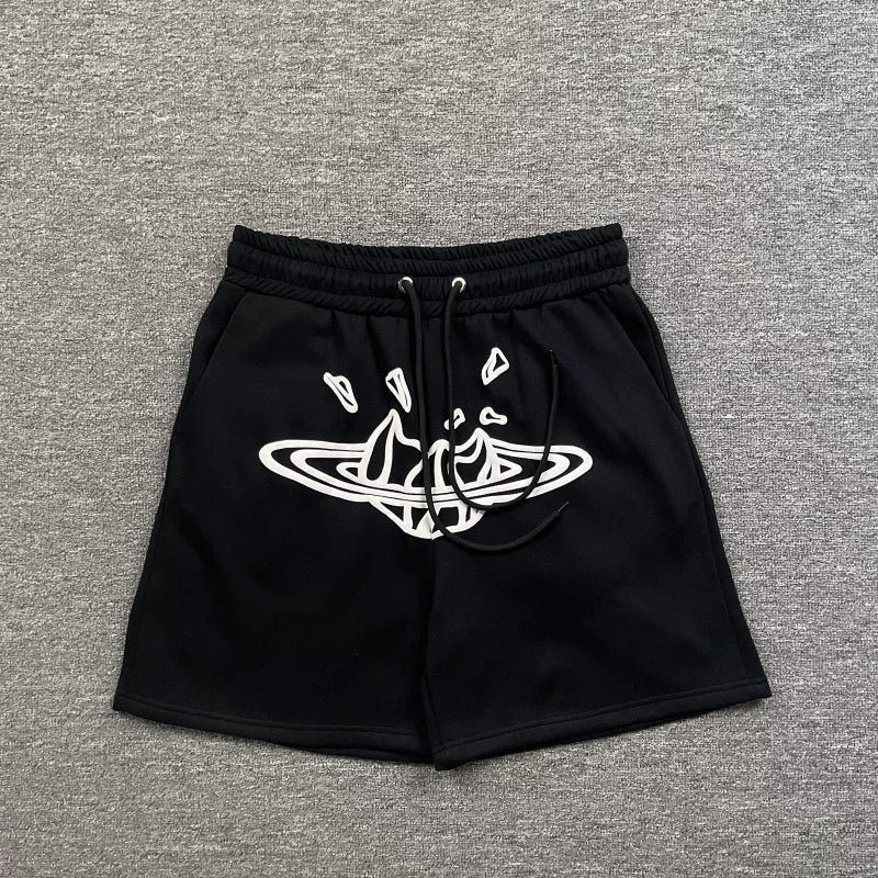 Broken Planet High Street Trendy Brand Loose Casual Plush Drawstring Shorts