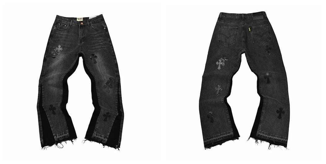 Gallery Dept Loose Embroidered Jeans