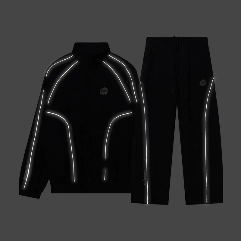 Broken Planet Reflective Zip Jacket Set