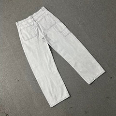 Broken planet trendy loose straight leg jeans